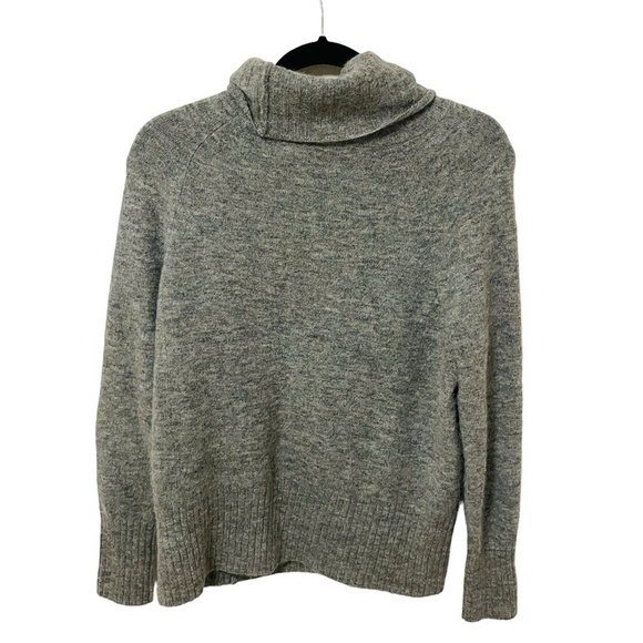 ARITZIA Babaton Grey Alpaca Wool Oversized Turtle Neck Sweater SZ XS - Picture 9 of 15